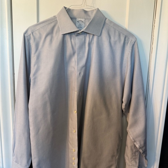 BROOKS BROTHERS Dress Shirts (16.5, Blue, Cotton) - Picture 5 of 5